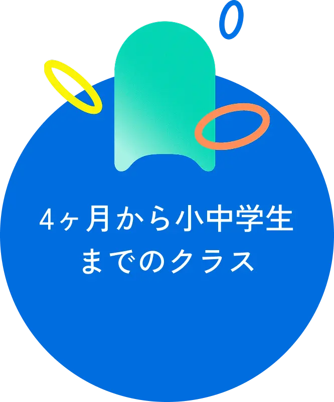 4ヶ月から小中学生までのクラス
